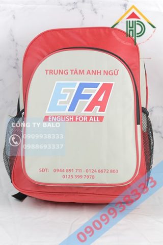 May Balo trung tâm anh ngữ English for All 