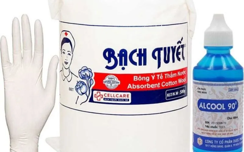 Sử dụng cồn y tế - Phương pháp số 1