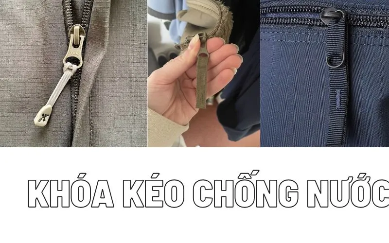 khóa kéo chống nước