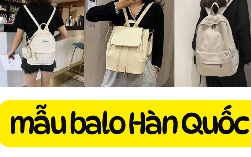 mẫu balo Hàn Quốc