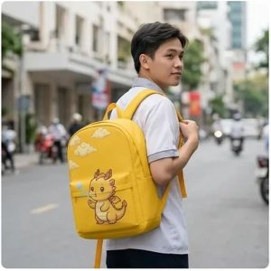 Cặp học sinh cấp 1 tuổi Thìn