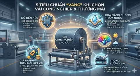 Tiêu chuẩn chọn vải may balo quảng cáo giá rẻ: Bí quyết tối ưu chi phí & chất lượng