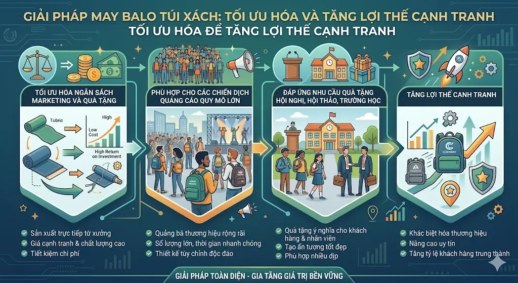 Giải Pháp May Balo Túi Xách Giá Rẻ: Bí Quyết Tối Ưu Chi Phí & Chất Lượng