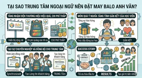 Xưởng May Balo Anh Văn Giá Rẻ, Chất Lượng Theo Yêu Cầu [Năm 2026]