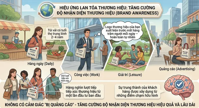 May Túi Xách Quảng Cáo