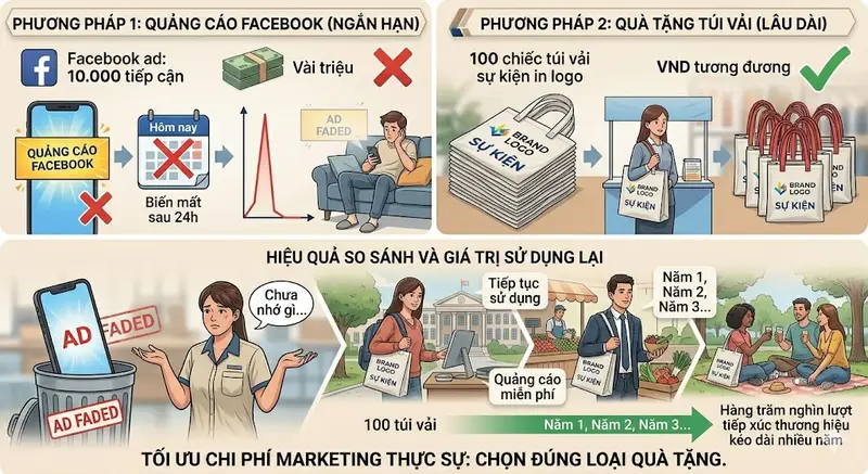 May Túi Xách Quảng Cáo