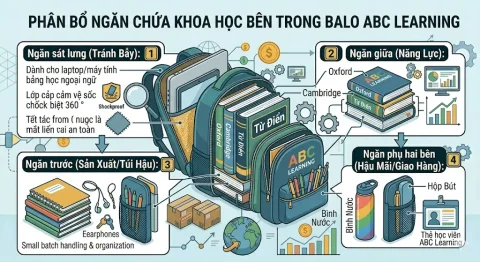 Thiết Kế Công Thái Học Khi May Balo Anh Văn: Giải Pháp Bảo Vệ Cột Sống Cho Học Sinh
