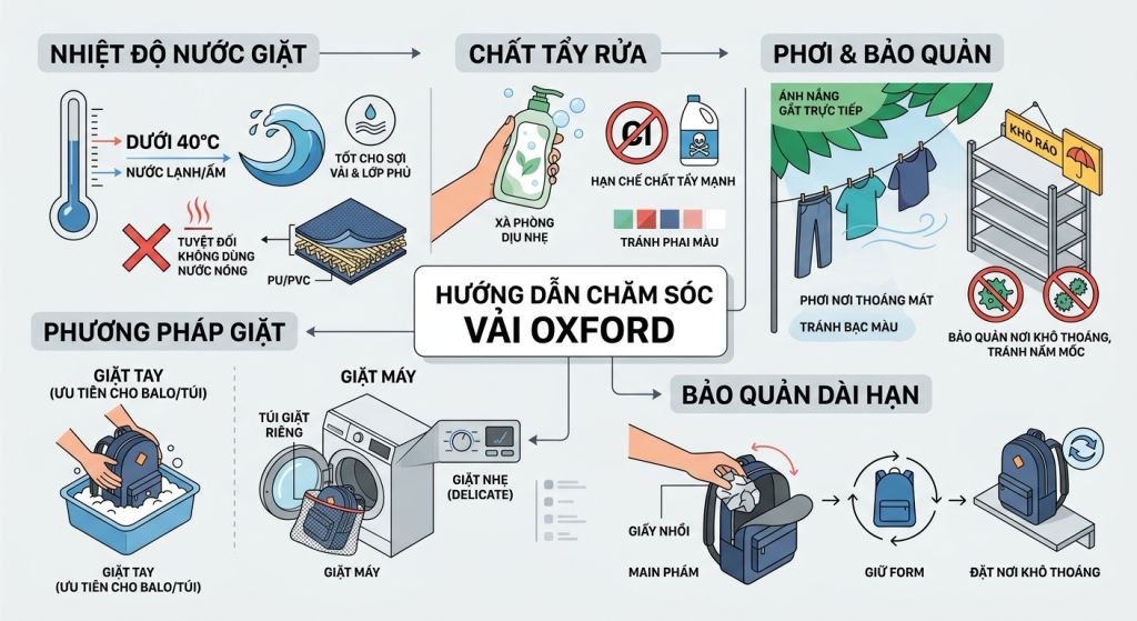 Vải Oxford Vải Oxford