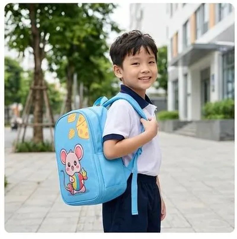 Cặp học sinh cấp 1 tuổi Tý Cặp học sinh cấp 1 tuổi Tý