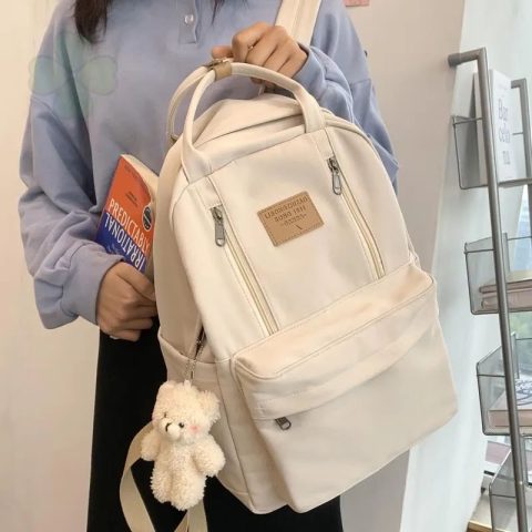 Ứng Dụng Vải Canvas May Balo Thời Trang Phong Cách Hàn