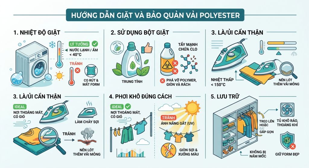 Vải Polyester