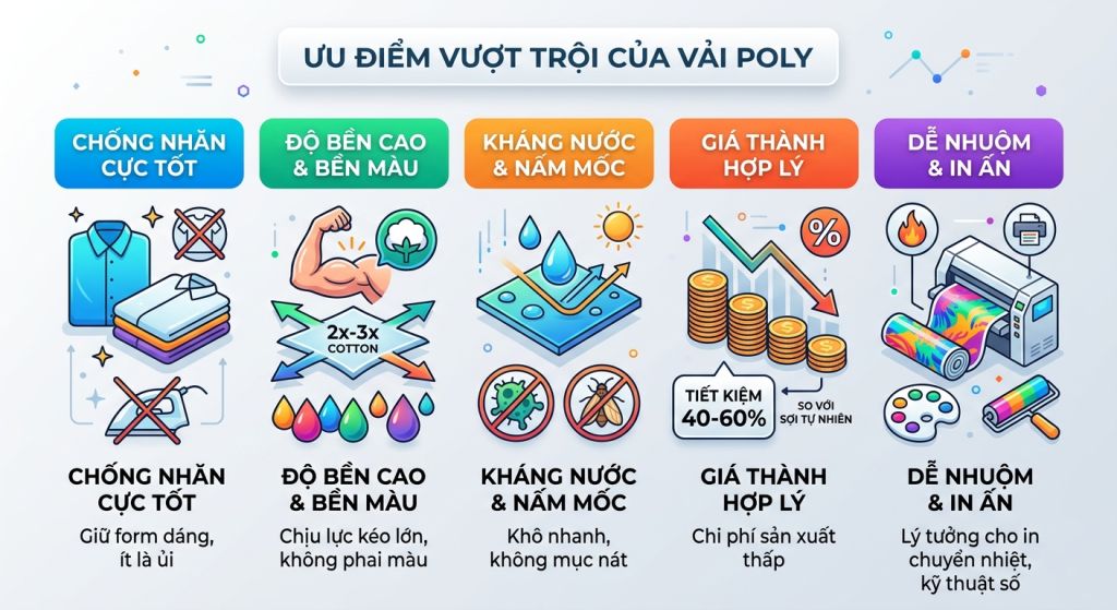 Vải Polyester