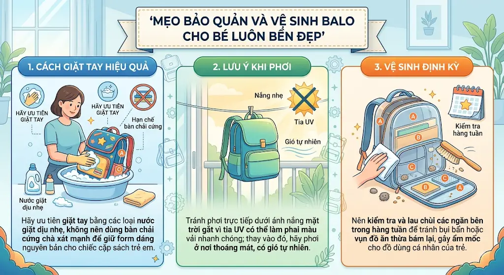 Balo Cho Bé Đi Nhà Trẻ Đẹp