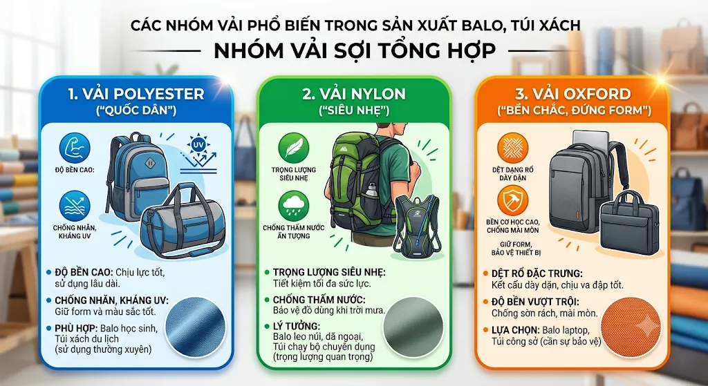 các loại vải trên thị trường