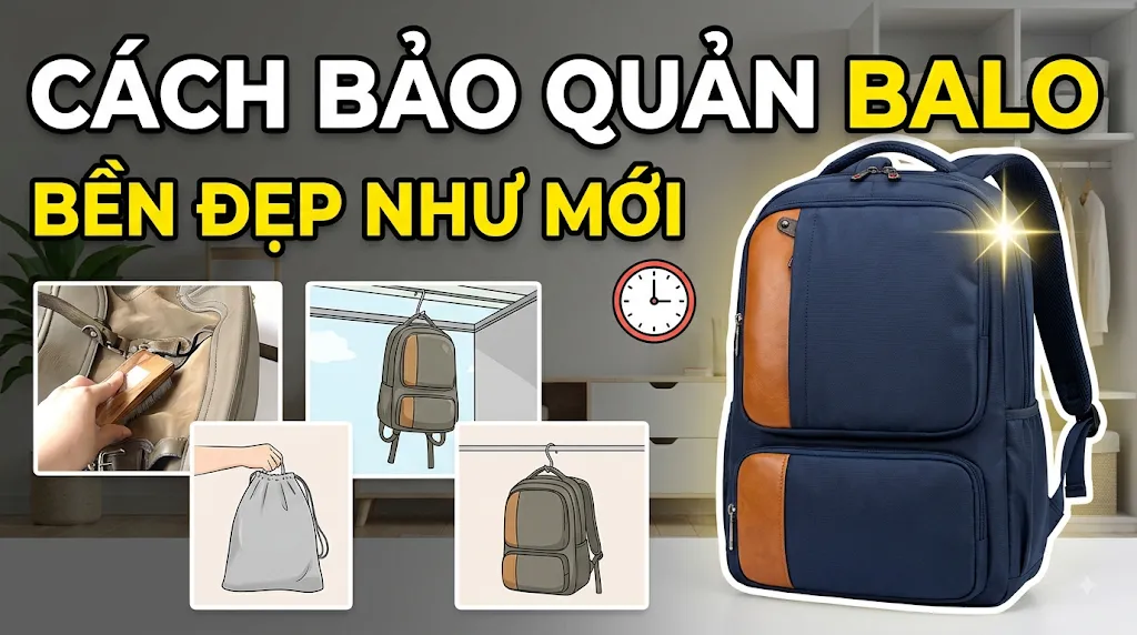 Cách bảo quản balo Cách bảo quản balo