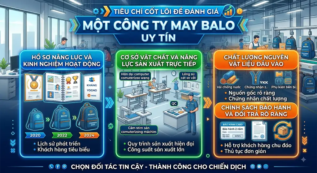 Lựa Chọn Công Ty May Balo Lựa Chọn Công Ty May Balo