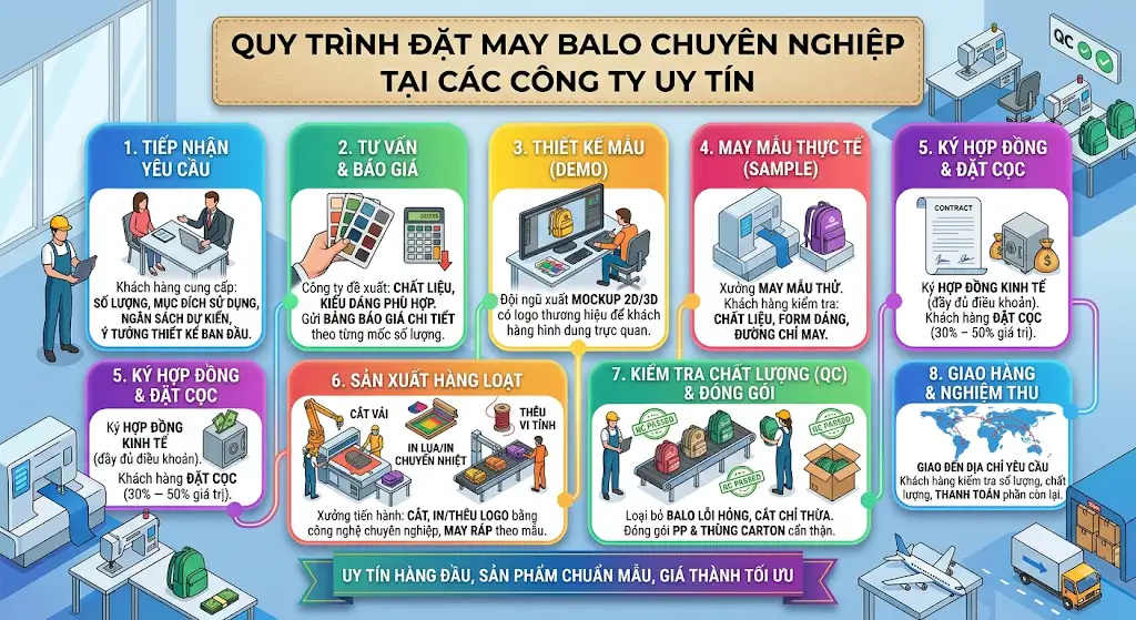 Lựa Chọn Công Ty May Balo Lựa Chọn Công Ty May Balo