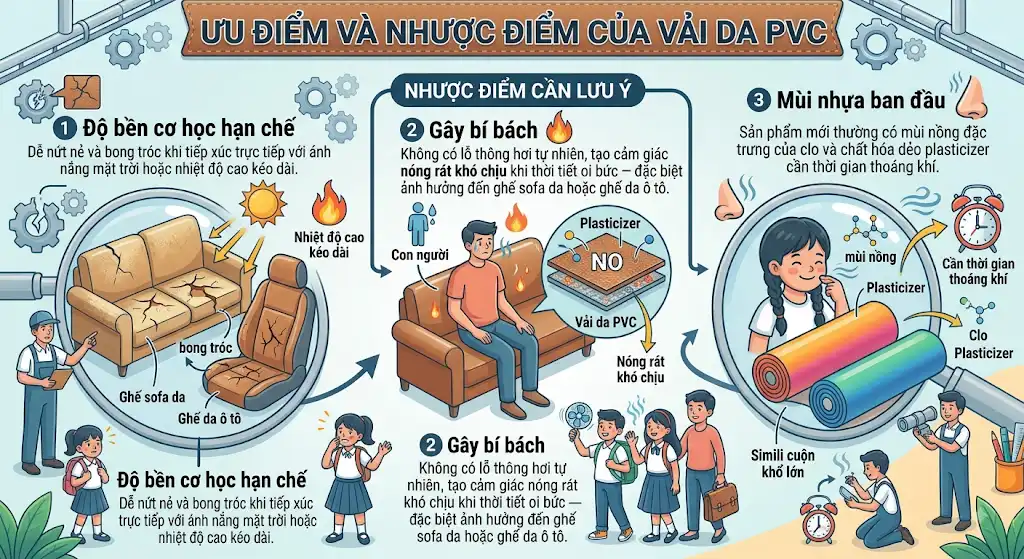 Vải Da PVC Vải Da PVC