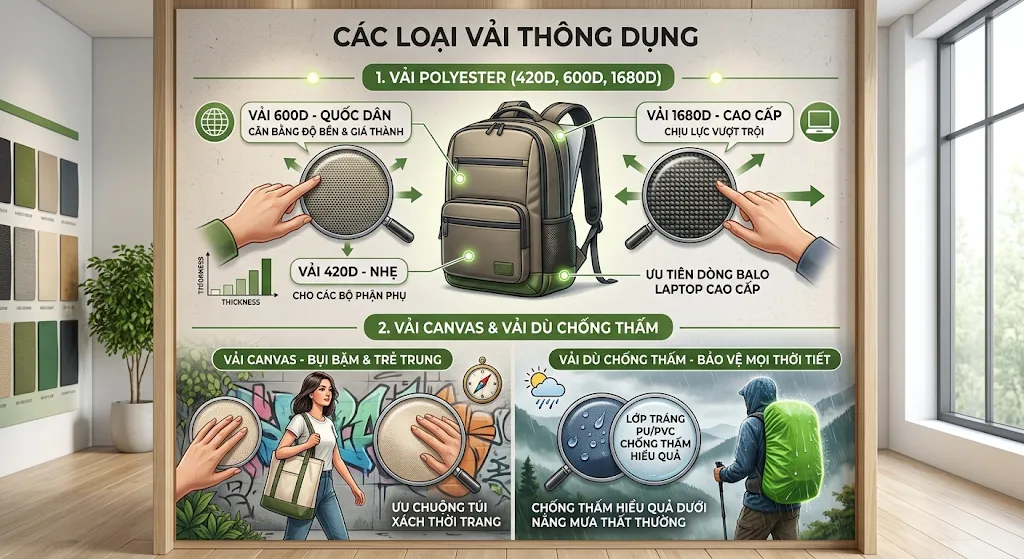 xưởng may balo túi xách giá rẻ quận Bình Tân